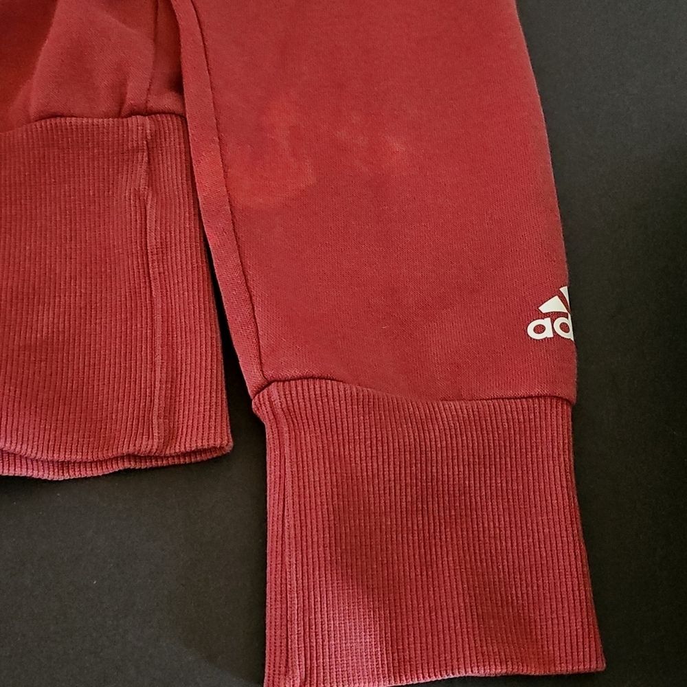 Adidas Women's Maroon Hoodie Size Small - Picture 6 of 6